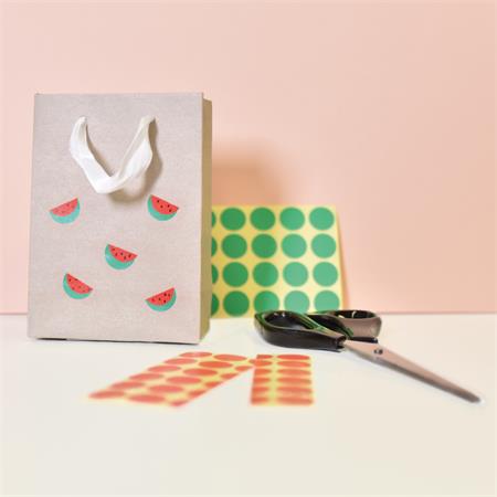 Etikett, 8 mm, kör, eltávolítható, AVERY ZWECKFORM, fűzöld, 416 etikett/csomag